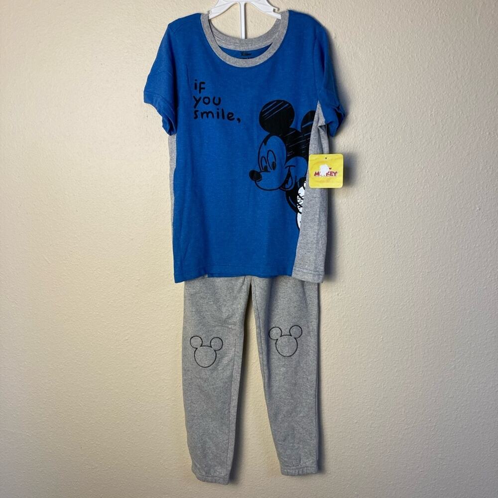Mickey Mouse Clubhouse Pajamas Disney Junior Size 6 Blue Gray Black